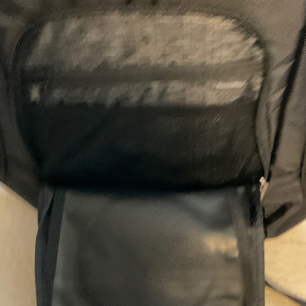 Men's Black Backpack with Colorful Wheel Design - Picture 4 of 7